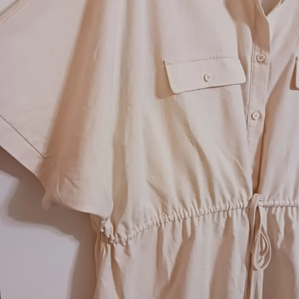NWT Rebdolls linen blend romper 2X summer travel beach cruise vacation festival - Picture 3 of 15
